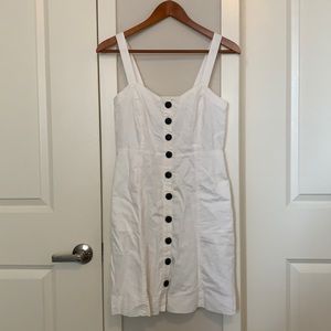 Madewell Summer Dress in Linen/Cotton. Size 2.